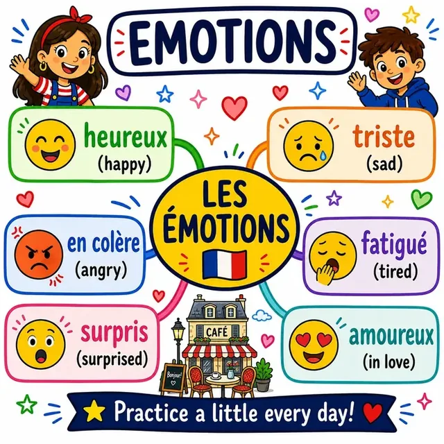 Emotions mind map